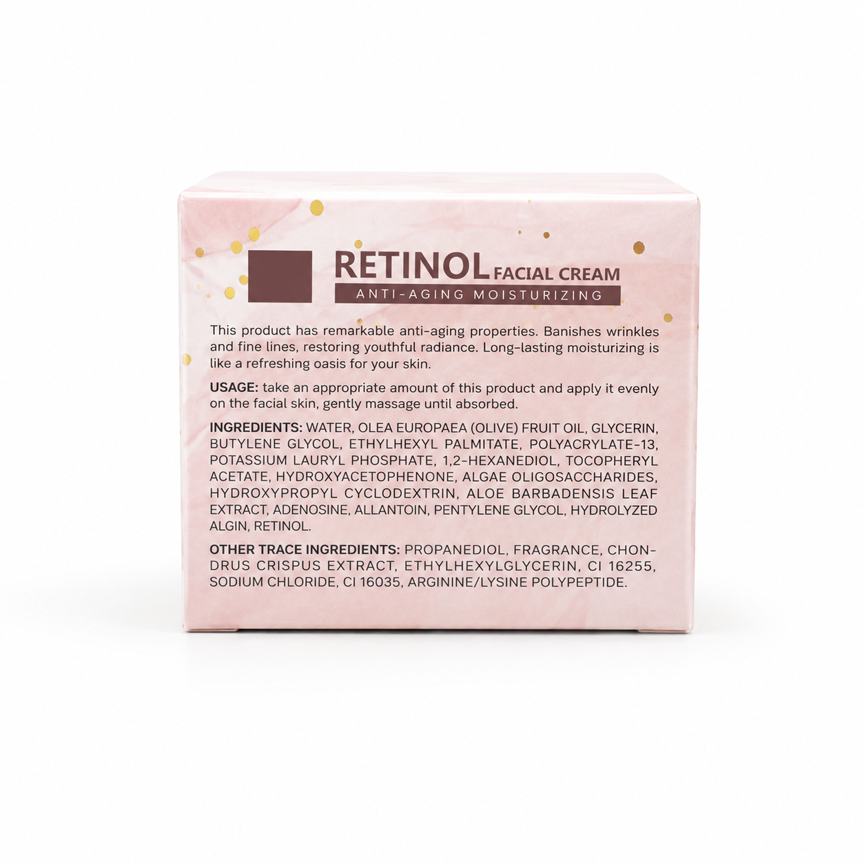 RETINOL FACIAL CREAM Youth-Renewing & Firming Moisturizer