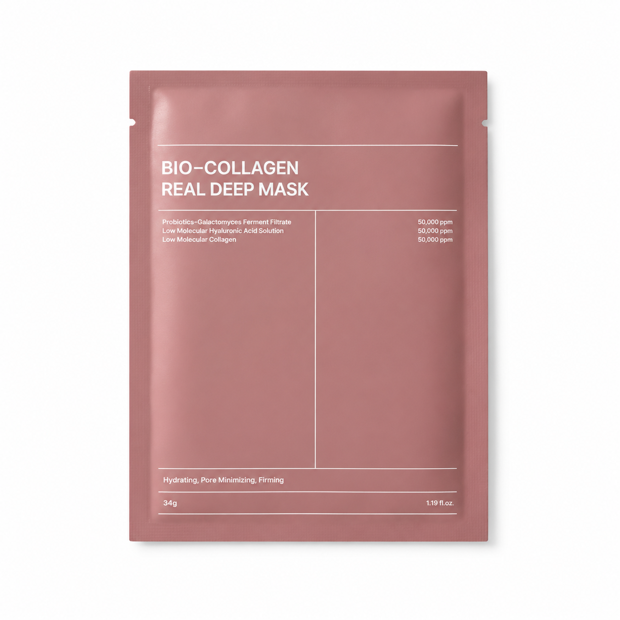 BIO COLLAGEN REAL DEEP SHEET MASK Melting Hydrogel Glow Treatment