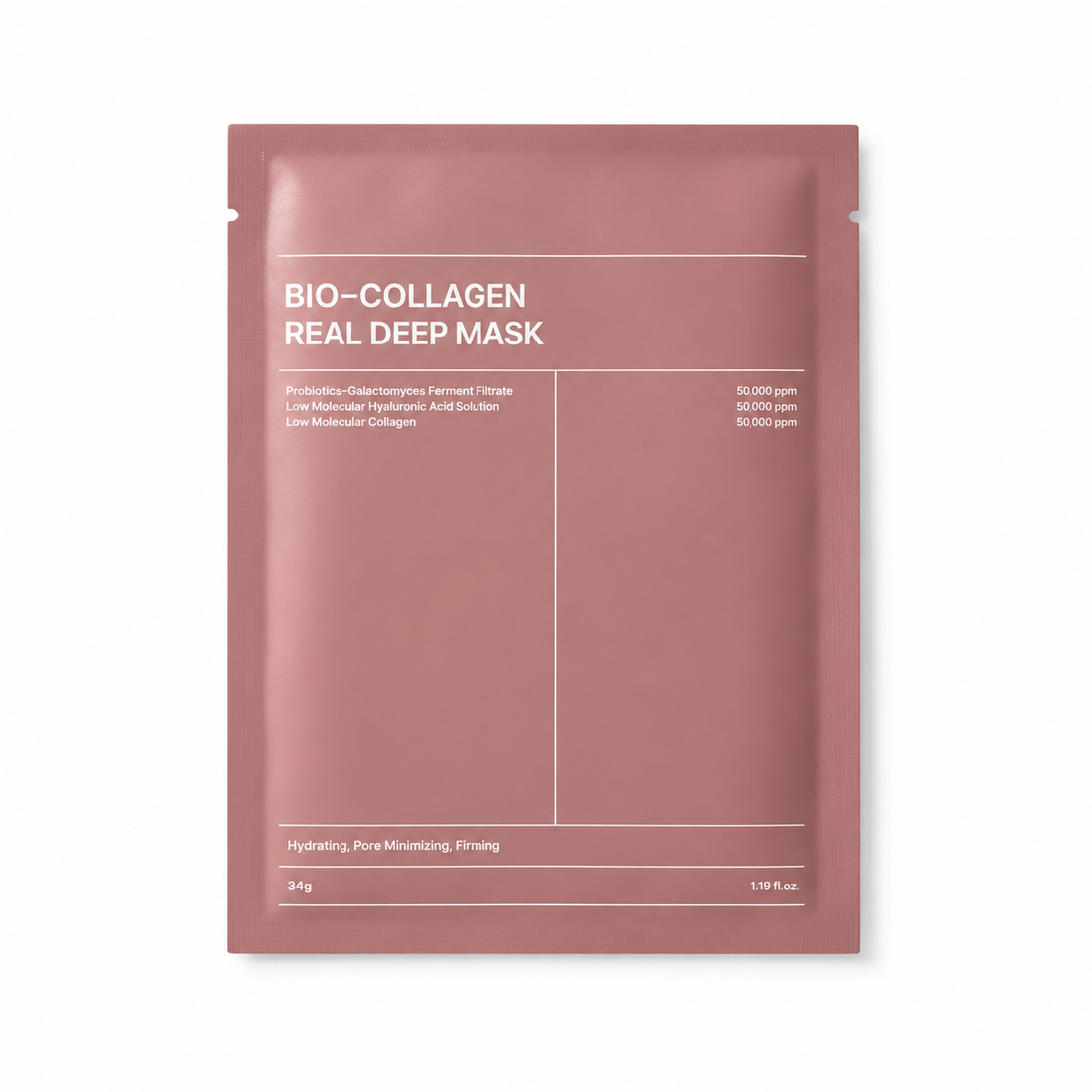 BIO COLLAGEN REAL DEEP SHEET MASK Melting Hydrogel Glow Treatment