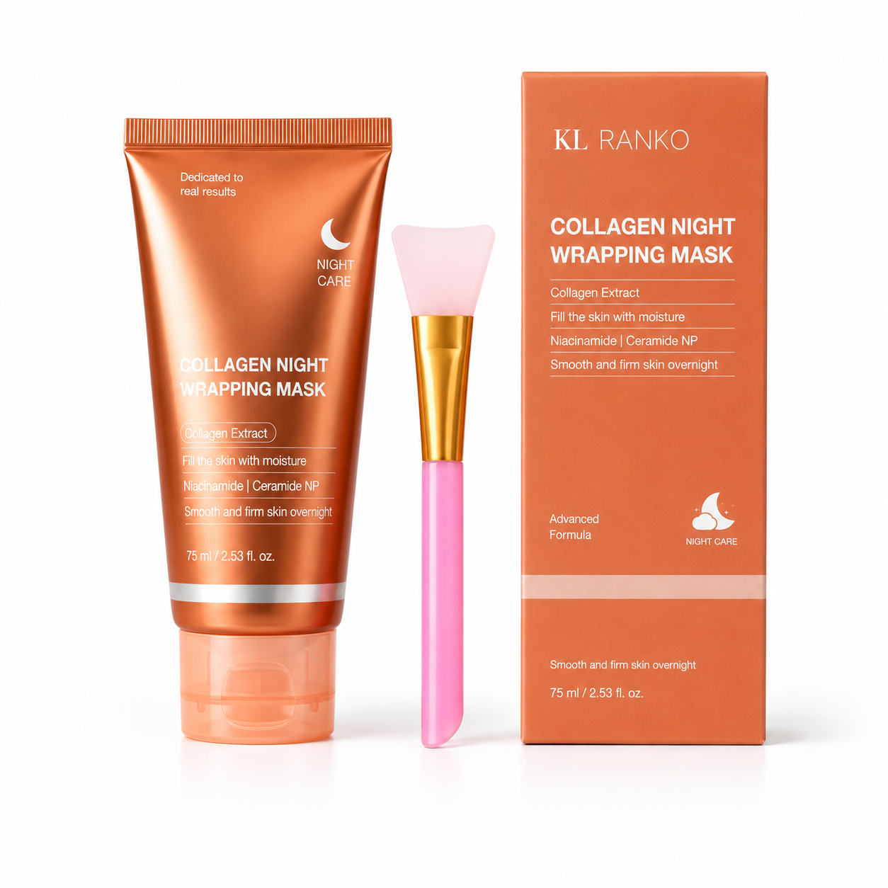 COLLAGEN NIGHT WRAPPING MASK Overnight Firming & Glowing Mask