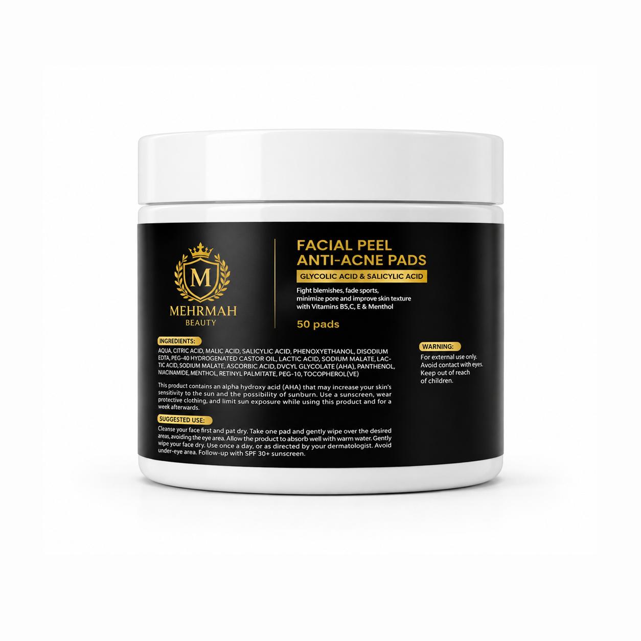 FACIAL PEEL ANTI-ACNE PADS